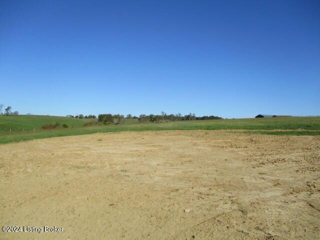 view of landscape featuring a rural view