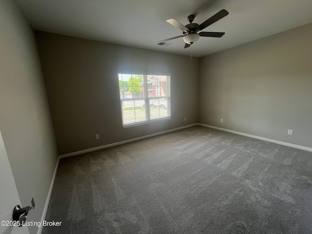 LOT13 Deer Vista Dr, Louisville, KY 40291 - carpeted spare room featuring baseboards and ceiling fan