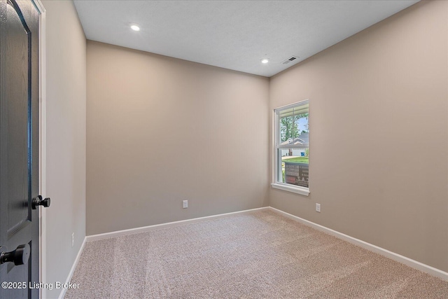 204 Harvest Moon Ct Unit 217B, Shepherdsville, KY 40165 - carpeted empty room with baseboards and recessed lighting