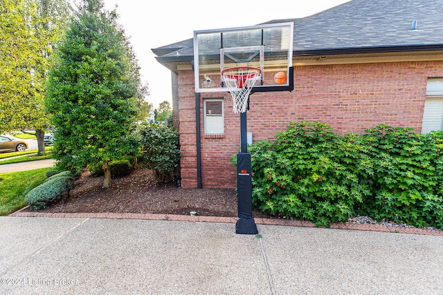 view of sport court