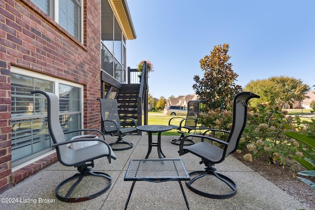 view of patio