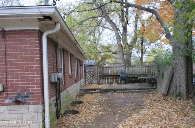 view of side of home