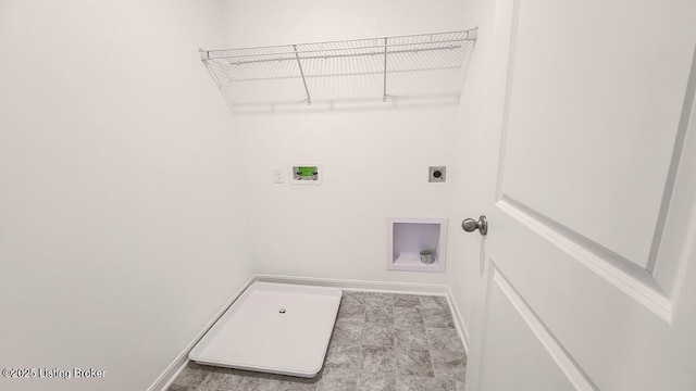 170 Coral Ridge Way, Brooks, KY 40109 - laundry room featuring hookup for a washing machine, baseboards, electric dryer hookup, and laundry area