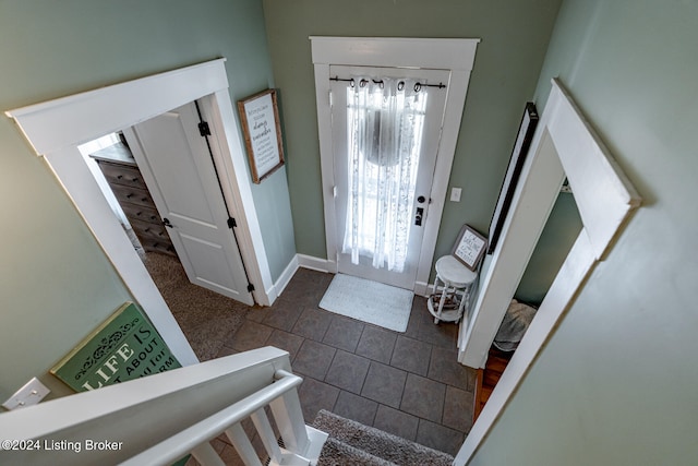 entryway featuring tile patterned floors