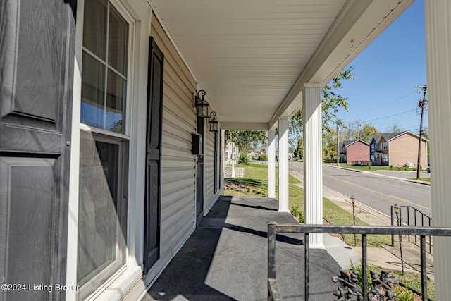 view of patio / terrace featuring a porch