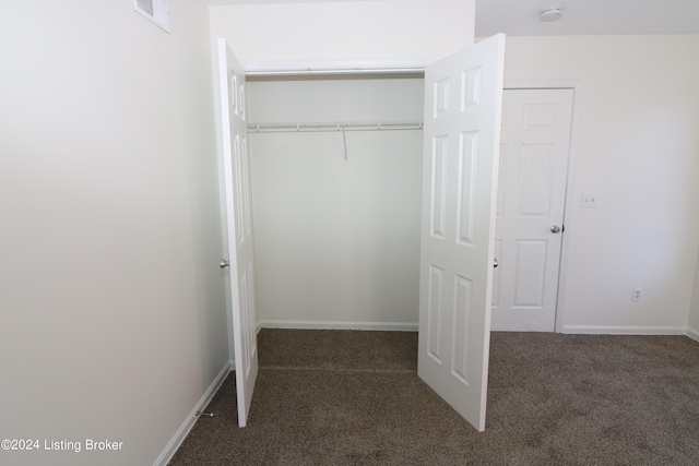 view of closet