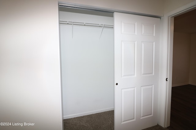 view of closet