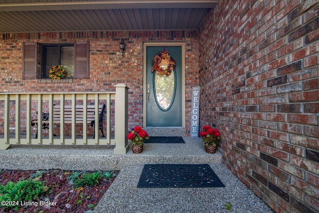 view of property entrance