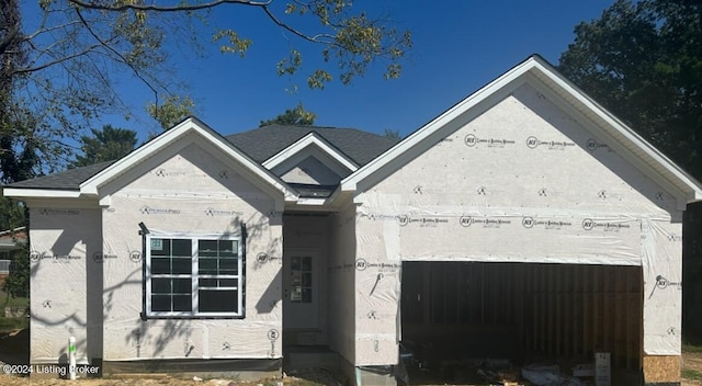 view of property under construction