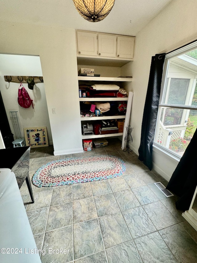 mudroom with plenty of natural light