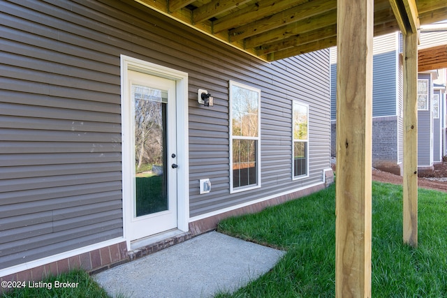 view of entrance to property