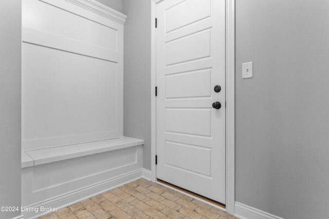 view of mudroom