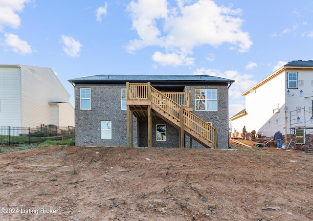 view of rear view of house