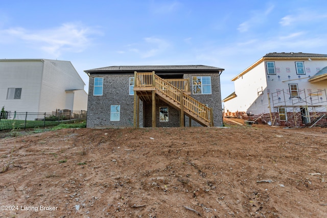 view of rear view of house