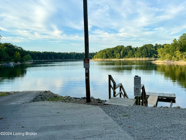 308 Oak Rd, Falls Of Rough, KY 40119 - view of dock featuring a water view
