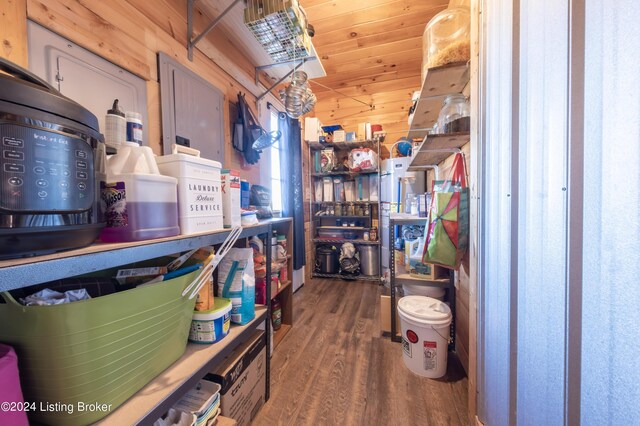 view of storage room
