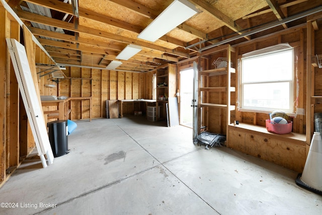 miscellaneous room featuring concrete flooring