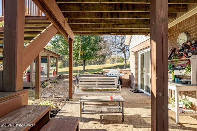 view of patio