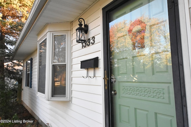 view of entrance to property