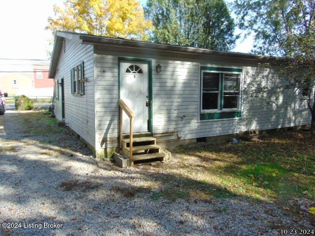 view of front of house