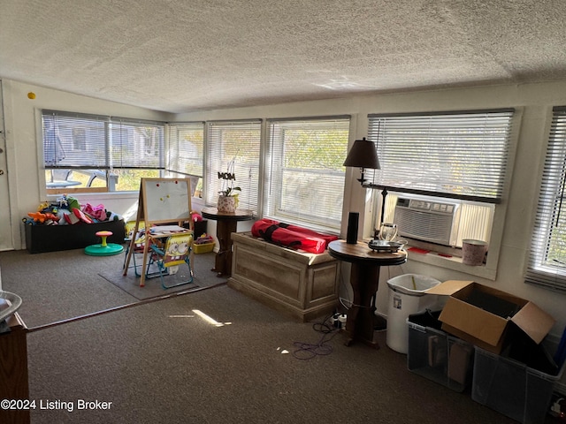 sunroom / solarium featuring a wealth of natural light and cooling unit