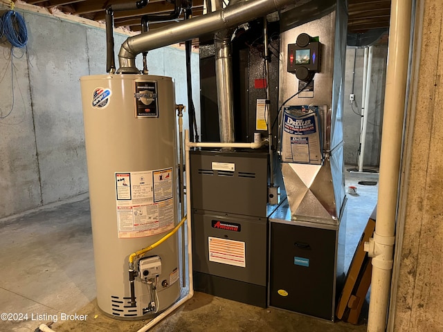 utilities with gas water heater