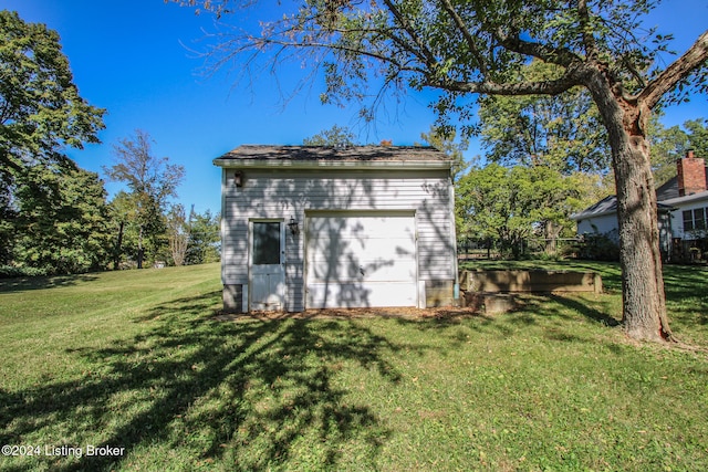 view of outbuilding with an outbuilding