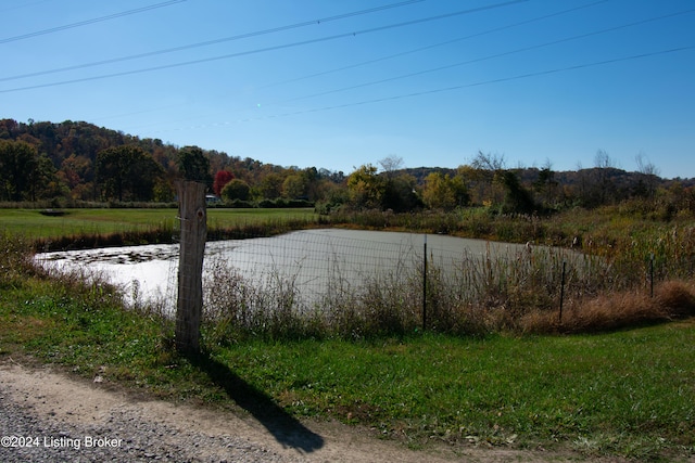 property view of water