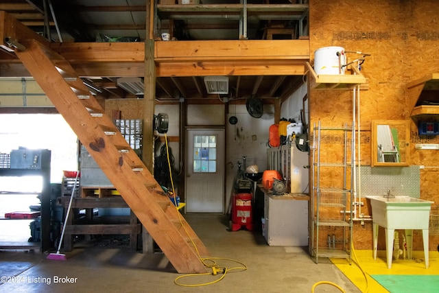 basement featuring a healthy amount of sunlight