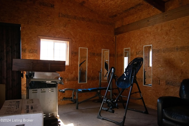 view of exercise room