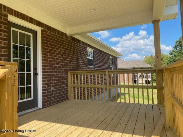 view of deck