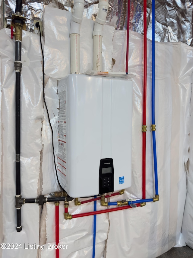 utilities with tankless water heater