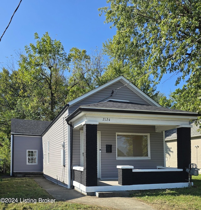 bungalow with a porch