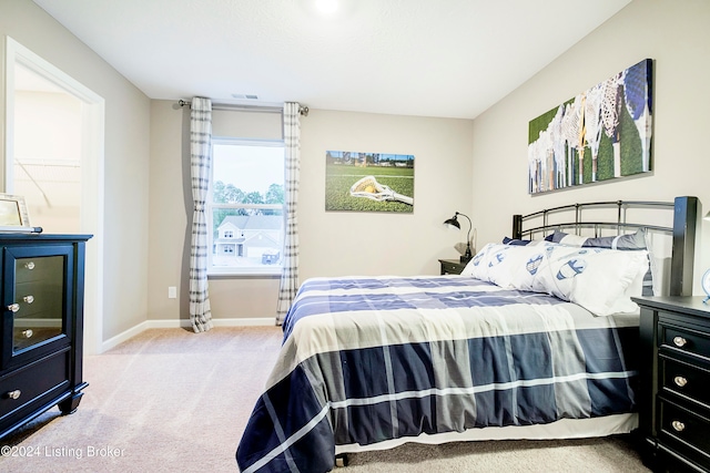 bedroom featuring carpet flooring