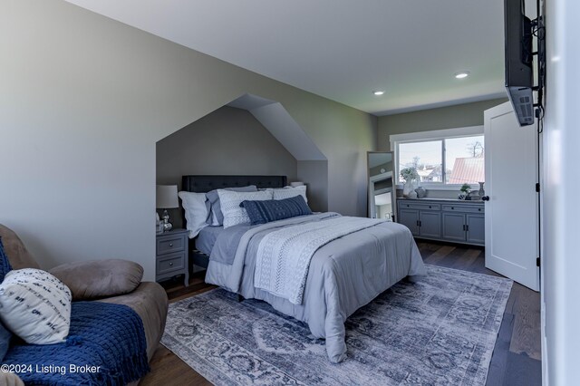 216 Millerstown St, Clarkson, KY 42726 - bedroom featuring dark wood finished floors and recessed lighting
