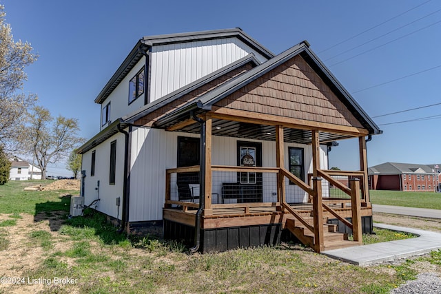 216 Millerstown St, Clarkson, KY 42726 - view of front of house featuring covered porch