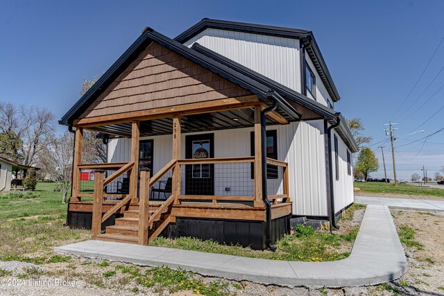 216 Millerstown St, Clarkson, KY 42726 - view of front facade with covered porch
