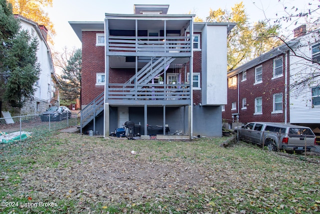 view of rear view of house