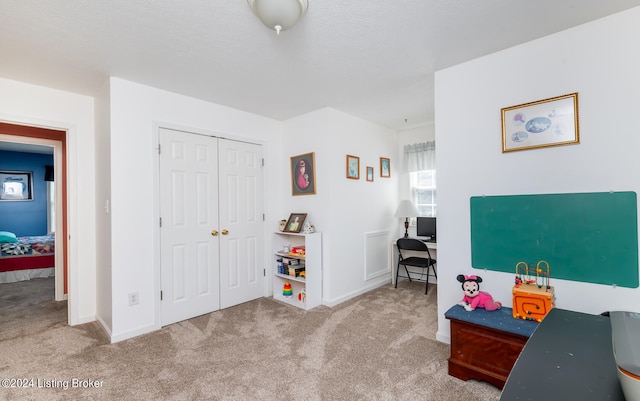 interior space with a closet