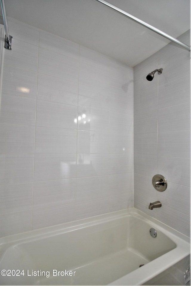 full bath with shower / bathing tub combination