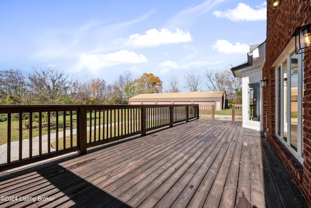 view of deck