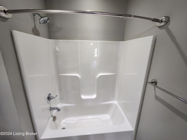 bathroom featuring bathing tub / shower combination