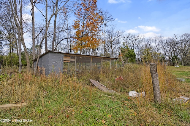 view of outbuilding