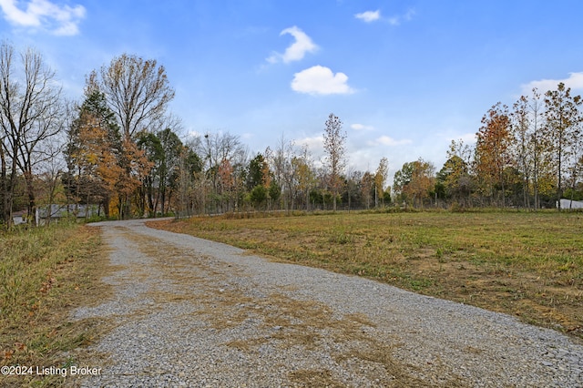 view of road