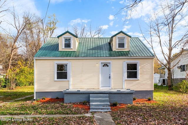 view of bungalow-style house