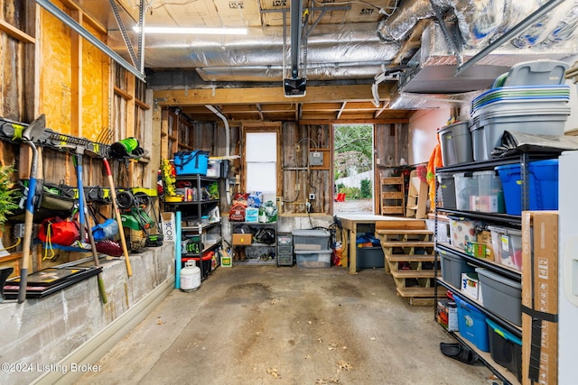 view of storage room