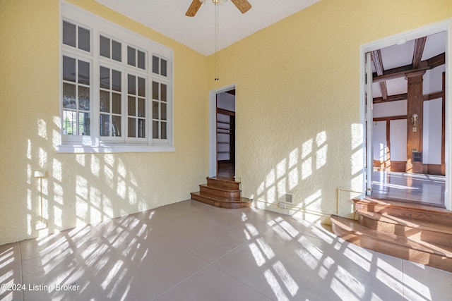 view of patio / terrace with ceiling fan