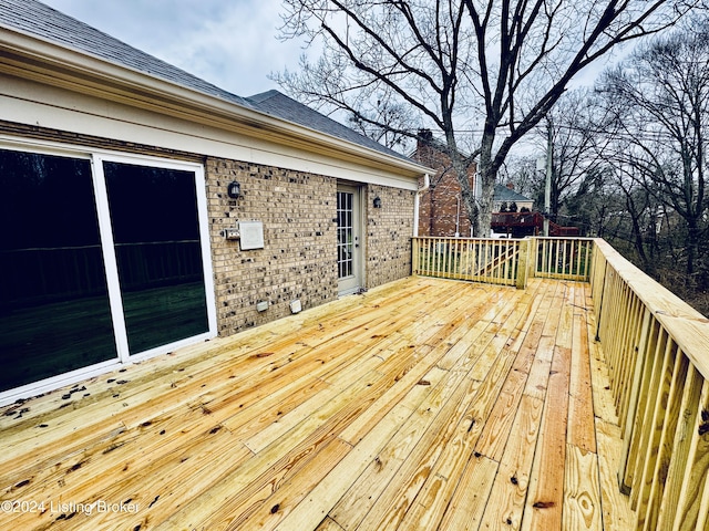 view of deck