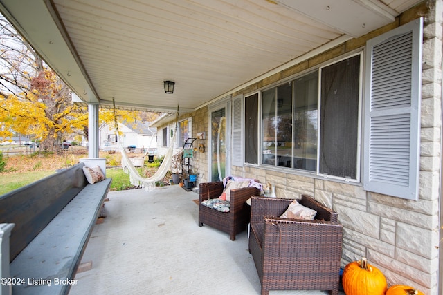 view of patio / terrace featuring a porch