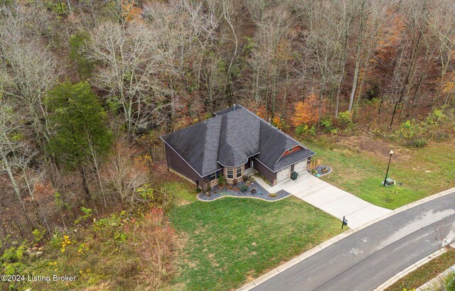 304 Hidden Falls Dr, Mt Washington, KY 40047 - view from above of property